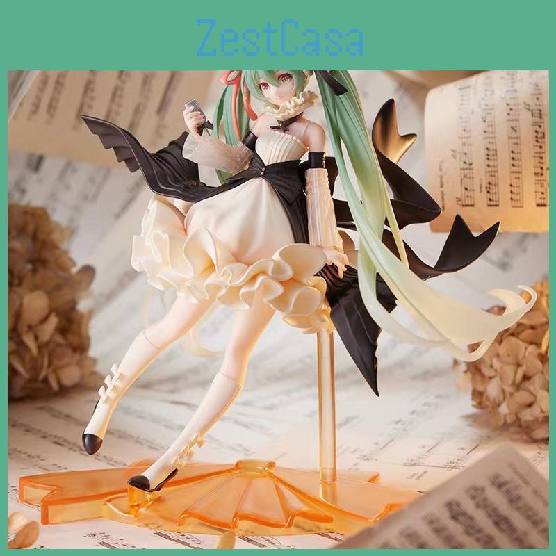 Anime Miku Hatsune Figure Toy Beauty Model Case Desktop Ornament Box Gift Fans