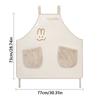 With Hand-wiping Kitchen Apron Cartoon Rabbit Kitchen Smock New Cooking Work Clothes