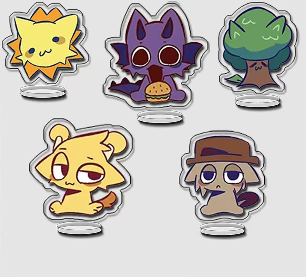 Набор из 20 брелоков на акриловой подставке Sprunky, связанных с игрой ужасов Doujin Moe Goods, милые украшения, украшения, аксессуары для косплея, день рождения, годовщина