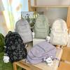 Schoolbag Junior High School Women's Large Capacity Backpack Printed Bear Computer Backpack Male High School Students