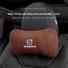 Volvo Car Seat Head Support Suede Memory Cotton Neck Pillow Interior Accessories For XC60 V90 V60 V40 XC90 S90 S60 C30 V70 XC40