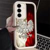 Чехол для телефона Samsung Galaxy S26 S25 Ultra S24 FE Флаг Польши Белый Красный Корпус S23 Plus S22 + S21 S20 5G Мягкий Силикон Funda