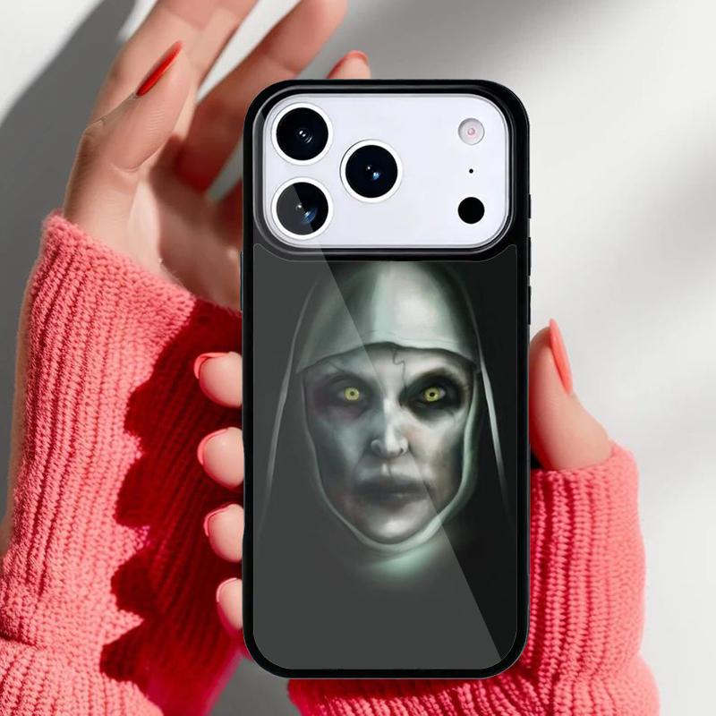 Чехол для телефона ужасов «Монахиня Валак» для iPhone 17 Air 16e 15 14 13 Pro Max Задняя крышка для 12 11 Pro Coque