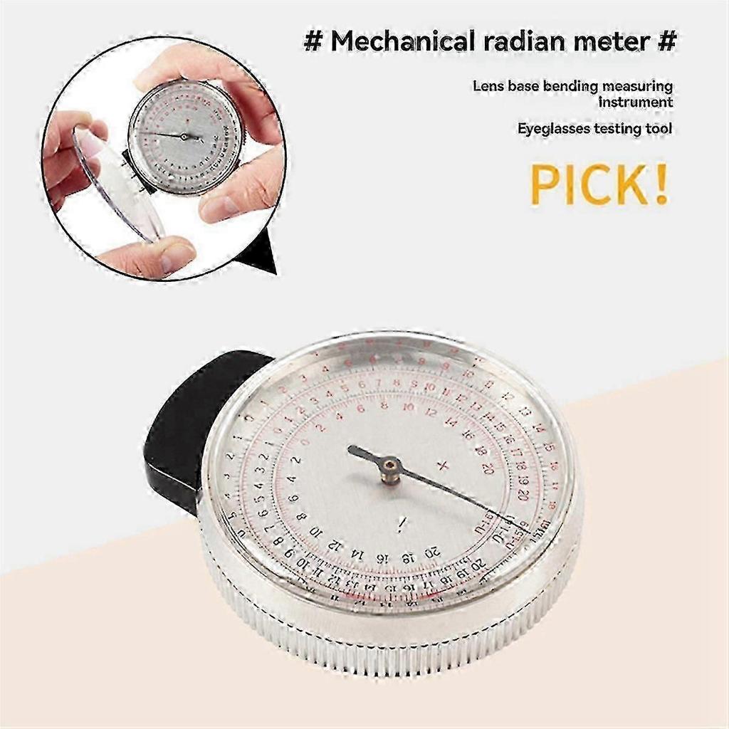 4-in-1 Lens Clock Radian Apparatus Measurement Gauge for Index 1.53 1.599 1.61