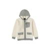 Vans Patchwork Retro Zip Hoodie Jacket Men Tops Off-White VN000FBX3KS