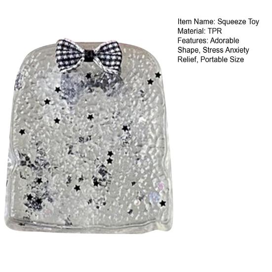 Прозрачная игрушка-вафельница для снятия стресса, прозрачный пончик, тост, круассан, сенсорная игрушка для детей, подростков, взрослых, мягкий мячик для снятия стресса, кошачья лапка, игрушка-фиджет