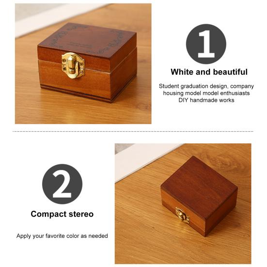 Кукольный домик ящик для хранения миниатюрный деревянный ящик ретро ящик для хранения модель с