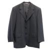 100% Wool Tailored Jacket 048B Gray MONSIEUR Men's Used