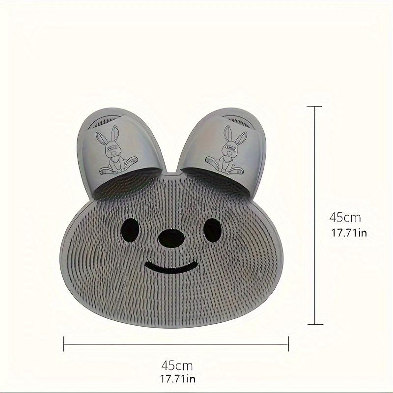 1 силиконовая подушечка для ног - супер противоскользящая, нежный массаж, защита от падений, водонепроницаемая, подходит для уборки в ванной и отшелушивания ног