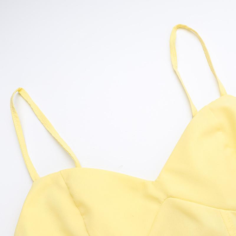 Летнее платье с утягивающей талией в европейском и американском стиле с юбкой А-силуэта