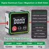 Four Sided Display Angle Gauge Magnetic Suction Angle Gauge Measurement Electronic Tool