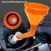 Universal Built In Strainer Refueling Funnel Pour Oil Tool Filling Equipment Kit Fuel Funnel