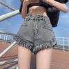 High Waist Pant Denim Shorts for Women Summer Loose Thin Shorts