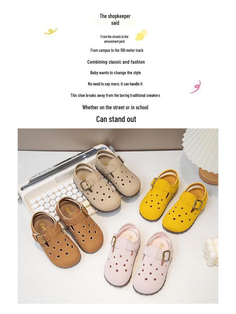 Детские Crocs Весна/Лето 2025: Сандалии с мягкой подошвой для мальчиков и девочек, обувь для первых шагов для младенцев и малышей.