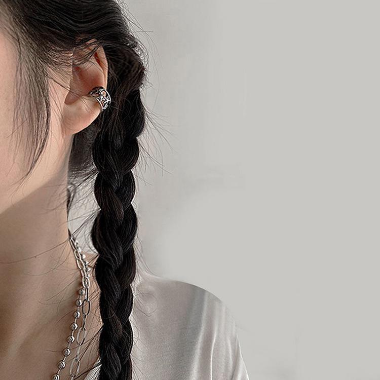 Унисекс Корейские Хип-Хоп Минималистичные Серьги-Кольца и Каффы из Титановой Стали