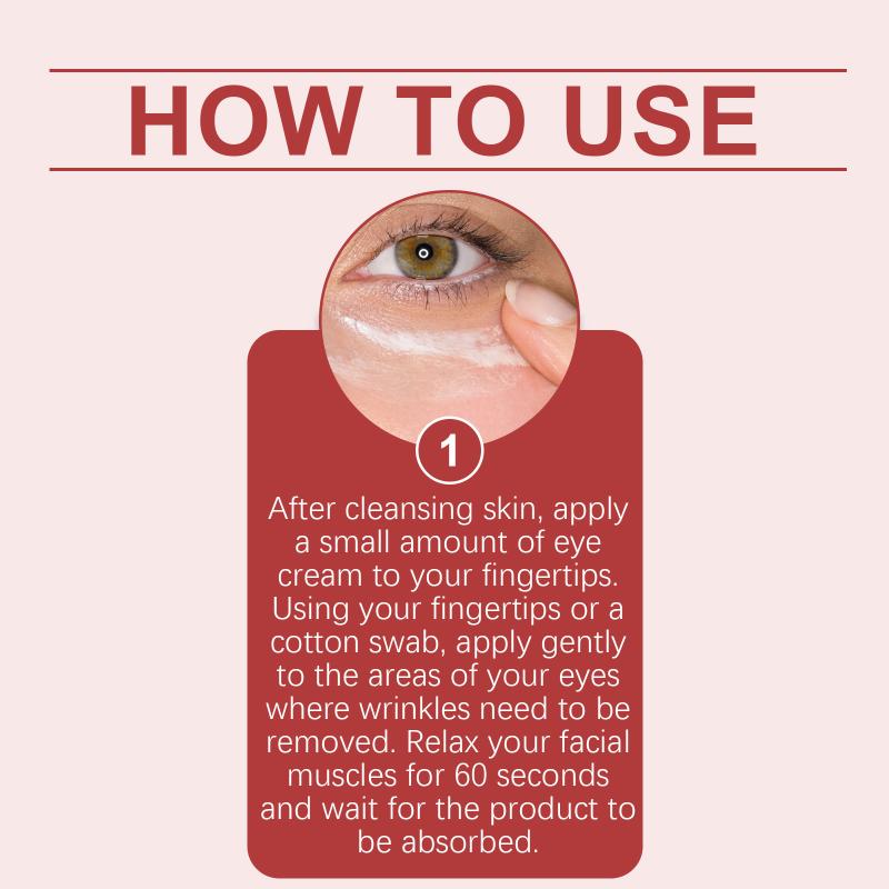 20G Nicotinamide Eyes Cream Dark Circles Remove Eye Bags Under Eye Hyaluronic Acid Moisturizing Serum Against Puffiness