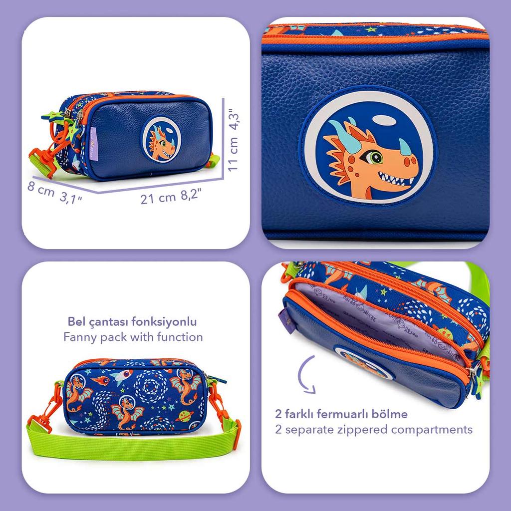 Milk&Moo Kids Fanny Pack featured Pencil Case Ponix