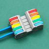 Компактная клеммная колодка быстрого доступа Мини-клеммные колодки Push-in Электрический соединитель проводов