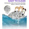 Slow Feeder Dog Bowls with Non-Slip Mat, Stainless Steel Metal Slow Feeder for Small & Medium Dogs, 2 Cups Pet Bowl for Fast Eaters, Slows Down