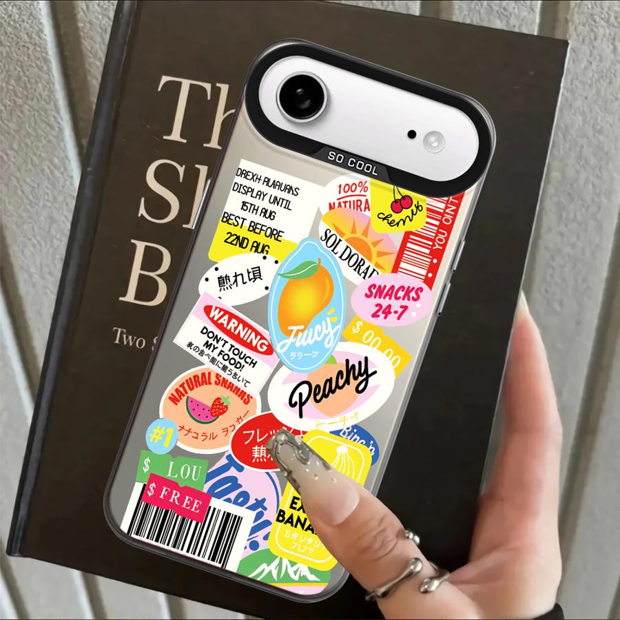 Чехол с фруктовым узором для iPhone 17 Pro Max 16 13 Pro XR 15 Plus XS 12 11 Air 14 Задняя крышка телефона