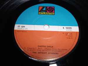 7-дюймовые ПЛАСТИНКИ - Ghetto Child K10359 Atlantic 1973 UK Соул/Фанк Б/У