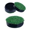 1/2pcs Simulated Lawn Golf Hole Putting Green Cover Golf Practice Training Aids Green Hole Cup Cover Easy To Use