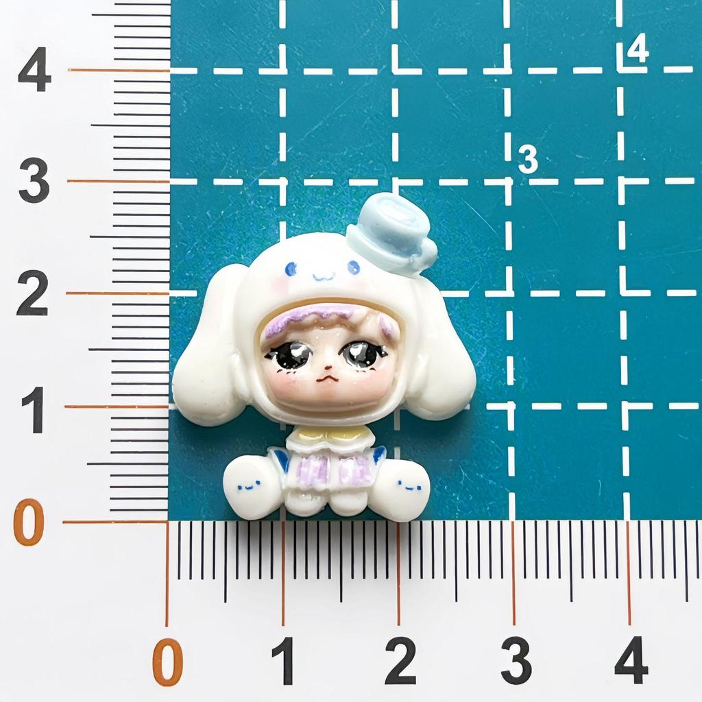 Декоративные аксессуары Sanrio Girls из смолы с глянцевым покрытием для DIY: Карта, Украшения, Заколки для волос, Бутылка, Пряжки для Crocs