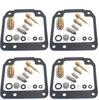 4 Sets Carburetor Carb Repair Rebuild Kit For YAMAHA XJ550 1981-1983 XJ 550 R