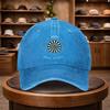 A Stylish Baseball Cap with a Dart Print Perfect for Casual Outings This Adjustable Duckbill Hat Is Suitable for All Seasons A