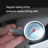 Tyre Air Pressure Tester Easy to Read Stainless Tire Pressure Gauge Meter Testing Tool Universal for Car Auto Motorcycle