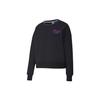 Спортивный свитер с принтом логотипа Crew, женский свитер, топы, черный цвет 598128-01