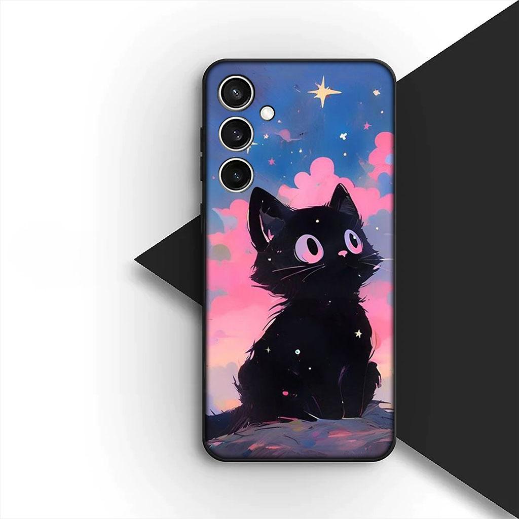 Чехол для телефона для Huawei P30 P20 Mate 20 Lite Pro Y7 Y6P Y7A 2019 Nova 5T 3I Funda Корпус Мягкий чехол Мультяшный кот Мяу Котёнок