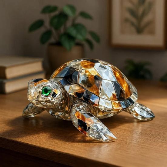 Sea Animal Figurine Simulated Turtle Octopus Statue Sculpture Home Office Desktop Fish Tank Aquarium Decoration Ornament