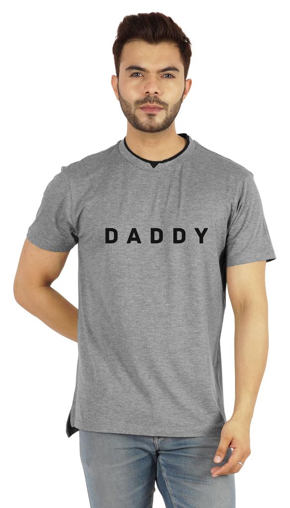 Inkmeso Мужская футболка с круглым вырезом и V-образным вырезом с надписью Daddy Tshirt For Dads Jersey