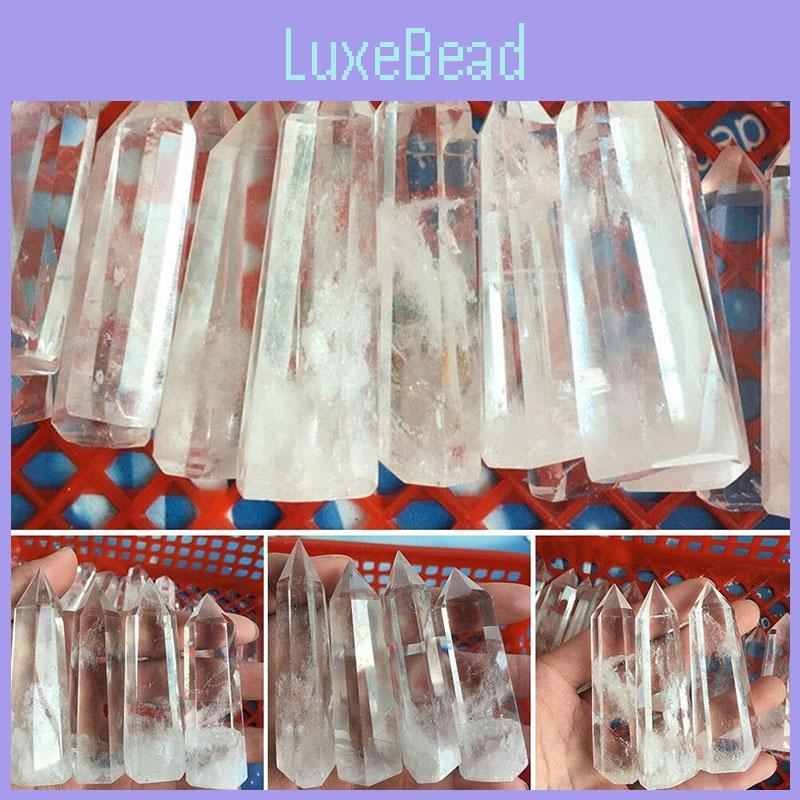 Natural White Clear Quartz Crystal Point Healing Wand Mineral Ornament Specime