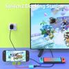 Docking Station for Nintendo Switch 1/2 and Steam Deck, Support TV Dock Mode, Portable TV HDMI Adapter Accessories for Nintendo Switch 1 and OLED and 