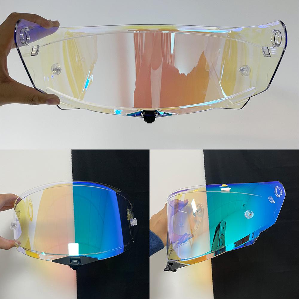 TT REVO High-Def Electroplated Lens for Day/Night Use with UV Protection – Fits TT REVO Motorcycle Helmet.