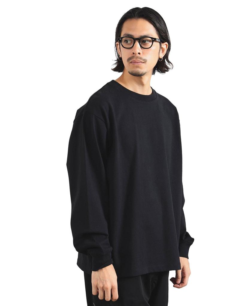 B:MING LIFE STORE by BEAMS Men's RelaxFit Long Sleeve Tee (H/W) In Black (Size M, 92140229147)