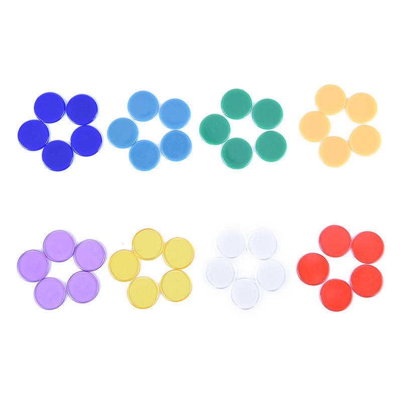 100 шт./пакет, маркеры для фишек бинго Pro Count для игровых карточек бинго 1,5 см * 0,1 см