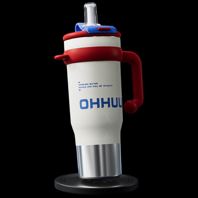 Изолированная дорожная кружка Shangqi 1200 мл с керамической вставкой