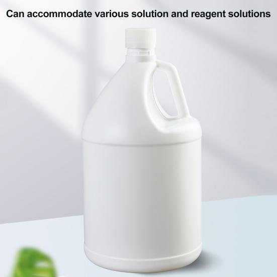 1 Gallon Plastic Bottle 3.8L Large Capacity Leak-proof Lids Empty Water Jug Heavy Duty Home Commercial Use Storage Container with Ergonomic Handle
