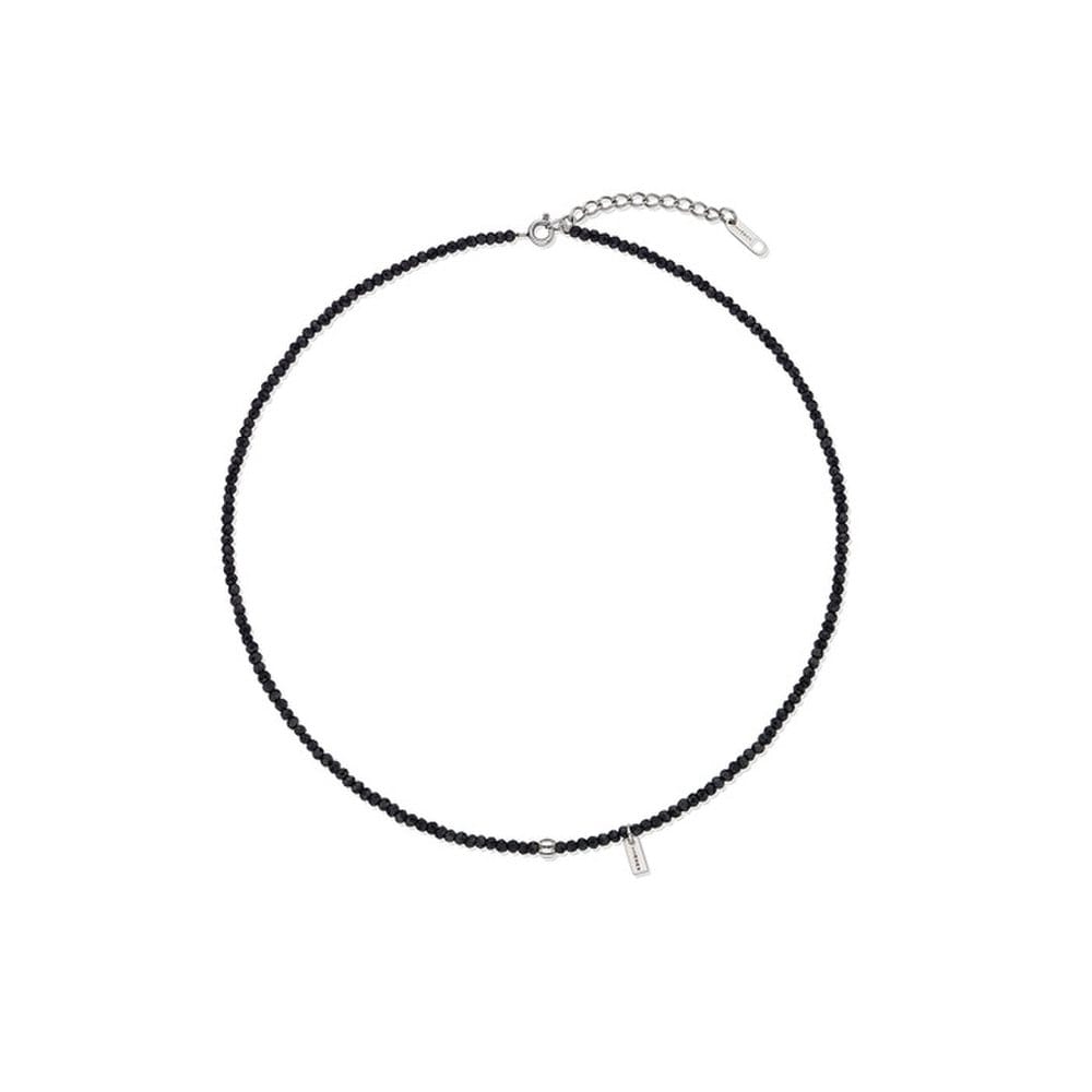 [Byhyeres] (W) Pumpkin Bead Necklace Black Bh7N4A720Wb450