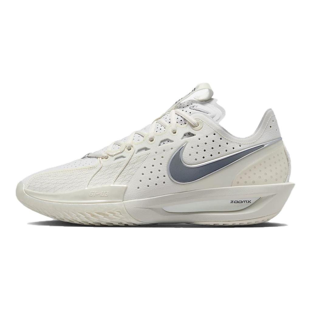 Nike ГТ. Низкие баскетбольные кроссовки Cut 3 с противоскользящей износостойкой подошвой, мужские белые баскетбольные кроссовки DV2918-106