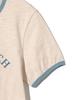 LEE Women Typo Ringer T-Shirt Cream
