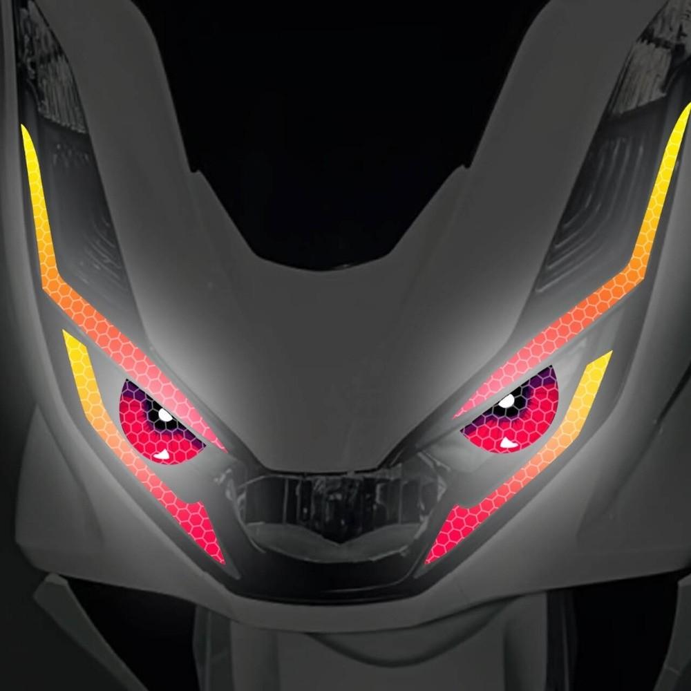 Personalized Style Motorcycle Eye Line Stickers Headlight Protection Decals Motorcycle