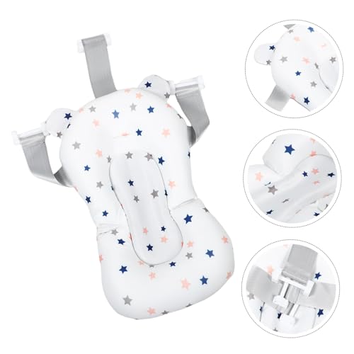 Anti-Slip Mesh Cushion Baby Bath Pad, Safe Bathtub Seat for Newborns & Toddlers, Comfortable Non-Slip Bath Mat for Boys & Girls