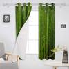 Бамбуковый лес, зеленые бамбуковые растения, оконные шторы, шторы для спальни, кухни, панели, домашний декор, шторы для гостиной