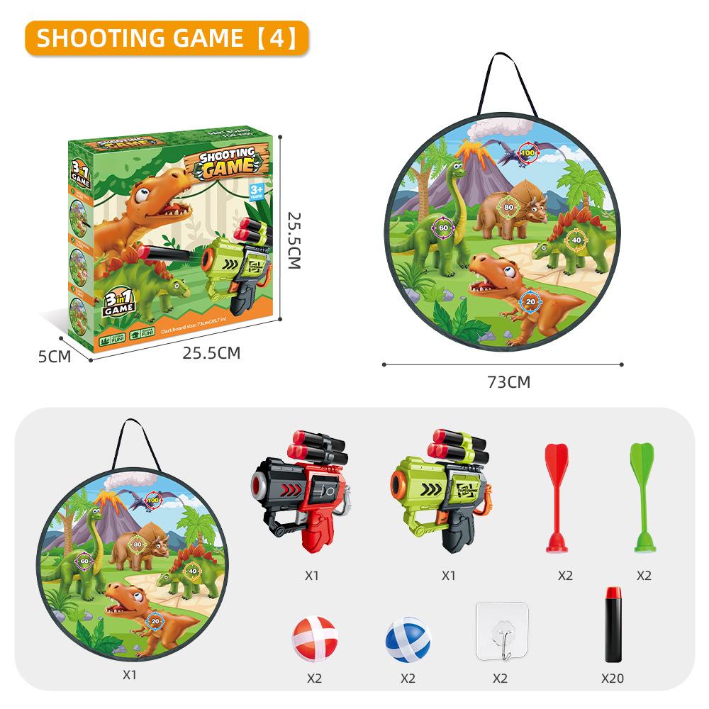 Sports Gift Children Sticky Ball Dart Shooting Target Sandbag Toy Boy Gift