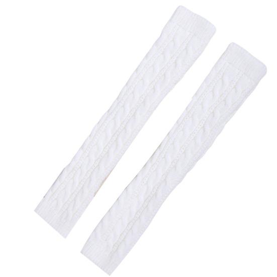 Рукава с отверстием для большого пальца, красивые, плотные, сохраняющие тепло, зимние женские длинные перчатки, варежки