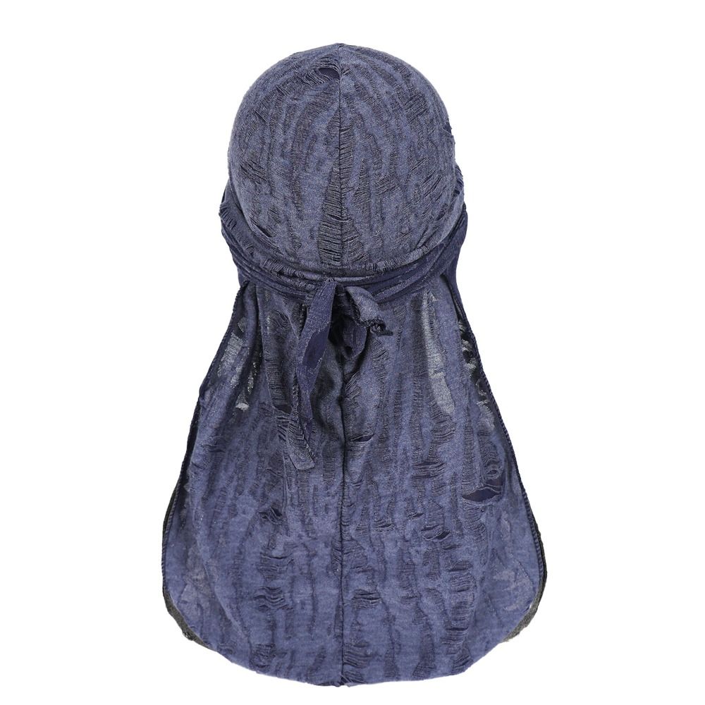 Повязка на голову Хип-хоп Бандана Платок Хлопковая Бандана с Дырками Кепка Модная Пиратская Кепка с Длинным Хвостом Унисекс